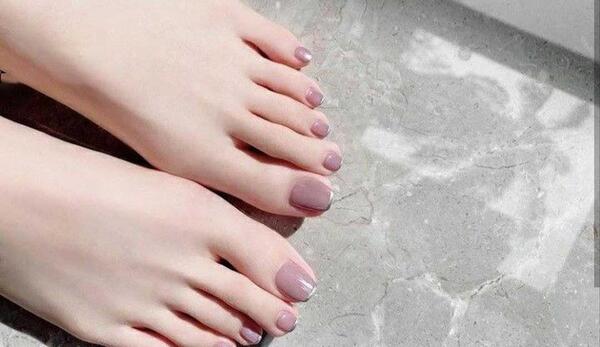 عکس ناخن پا ژلیش دخترانه