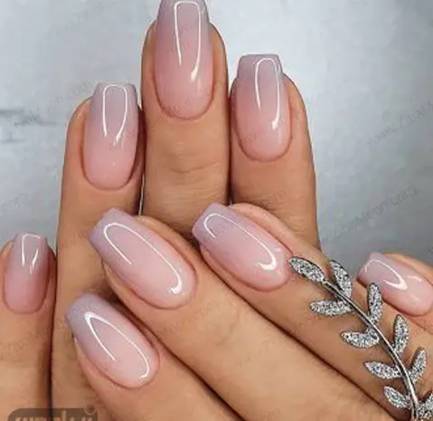 عکس کاشت ناخن مدل بیبی بومر
