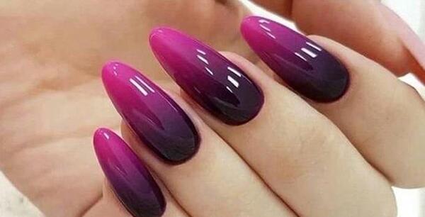 عکس ناخن آمبره شاین