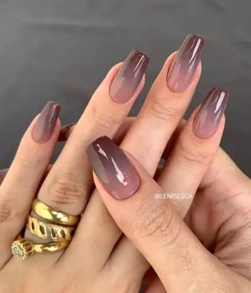 عکس ناخن آمبره شاین