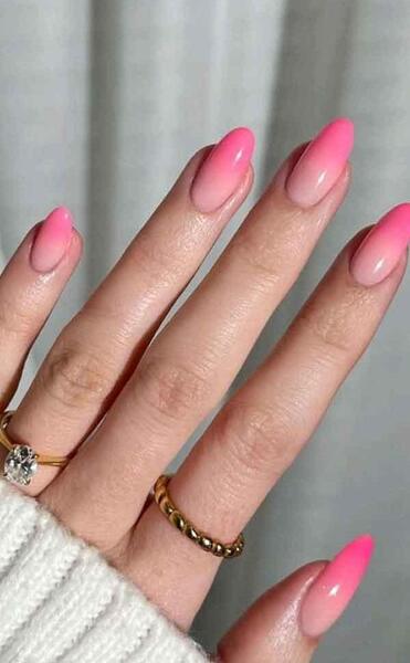 عکس ناخن آمبره قرمز