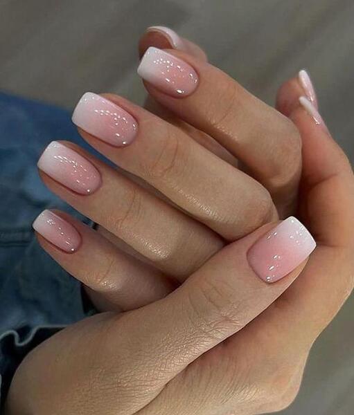 عکس ناخن آمبره بنفش