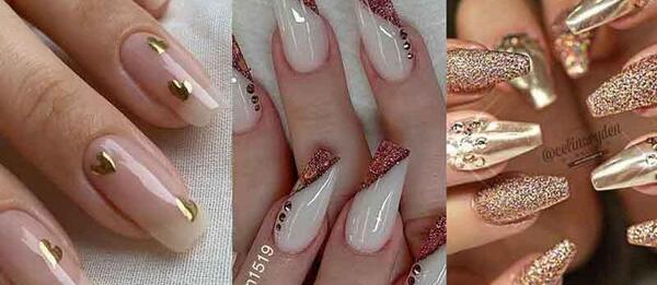 عکس کاشت ناخن کوتاه فرنچ