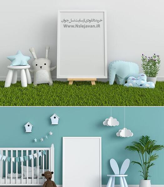 قاب عکس خالی ماهگرد نوزاد پسر