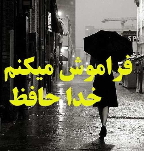 عکس نوشته ی خدانگهدار
