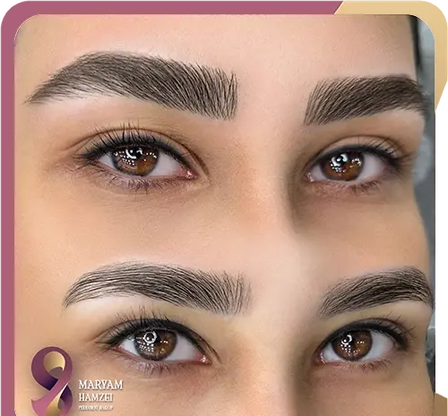 عکس سایه ابرو بعد از یک هفته نی نی سایت
