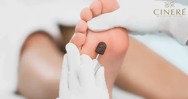 عکس ریشه میخچه پا نی نی سایت