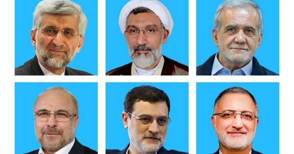 عکس نامزدهای ریاست جمهوری در جبهه