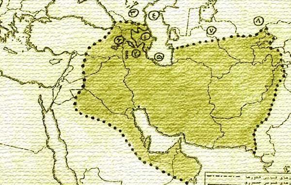 عکس نقشه ایران در زمان هخامنشی