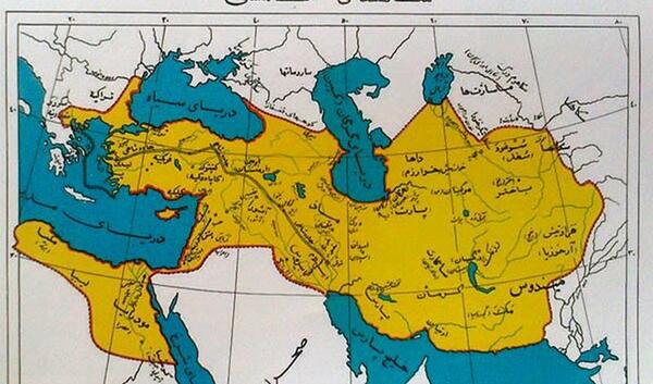 عکس نقشه ایران در زمان هخامنشی