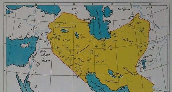 عکس نقشه ایران در دوران هخامنشیان
