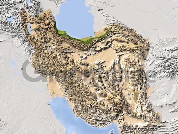 عکس هوایی از نقشه ایران