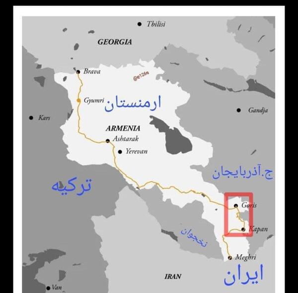 عکس نقشه ایران و همسایگان ایران