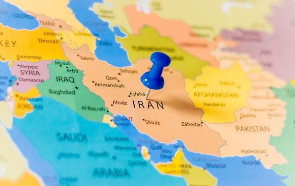 عکس نقشه ایران و همسایگان ایران