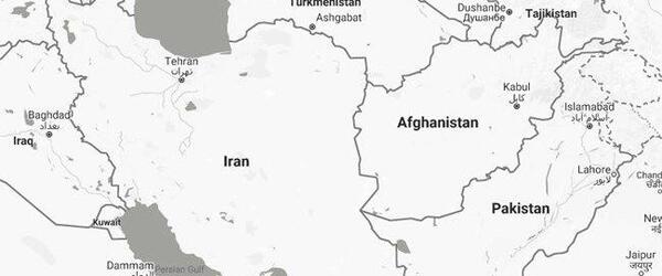 عکس نقشه ایران و همسایگان ایران