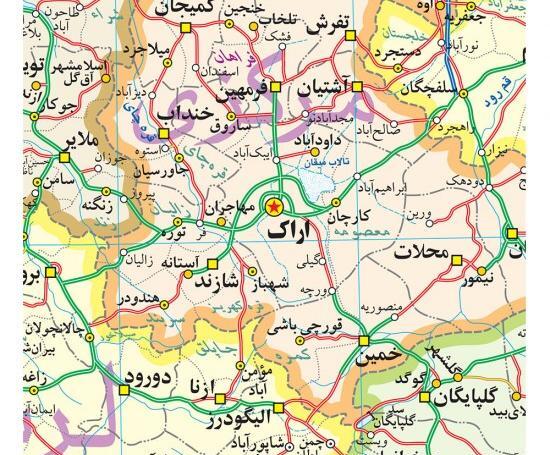 عکس نقشه ایران بدون شهرها