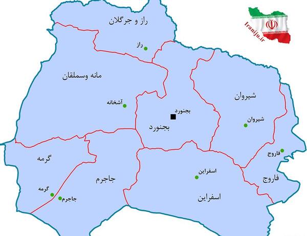 عکس نقشه ایران بدون نام استان ها