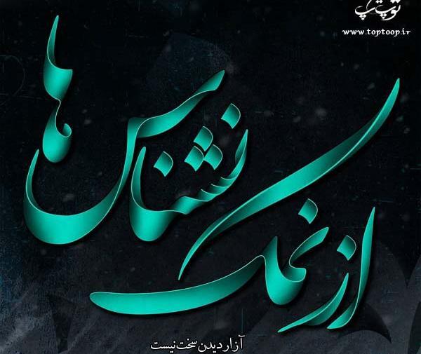 عکس نوشته آدم های نمک نشناس