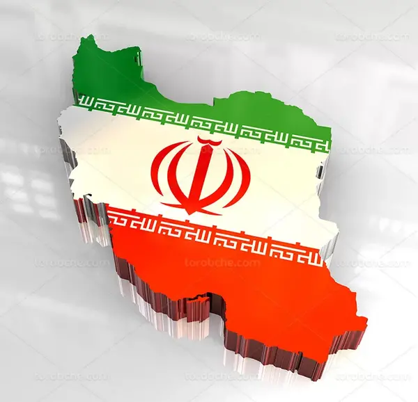 عکس لایه باز نقشه ایران