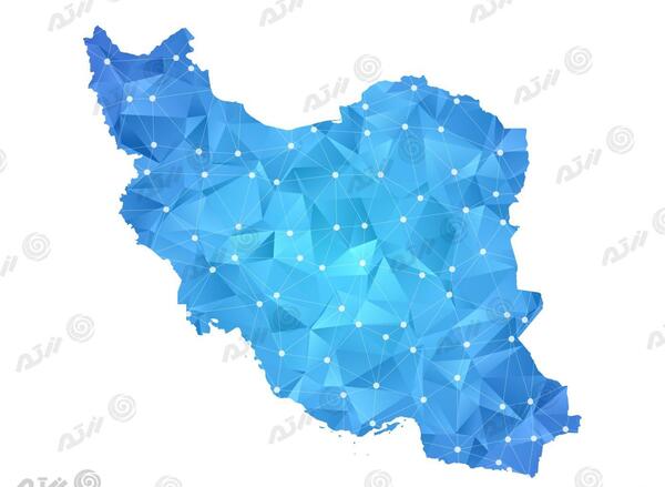 عکس لایه باز نقشه ایران