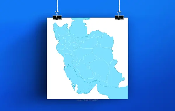 عکس لایه باز نقشه ایران
