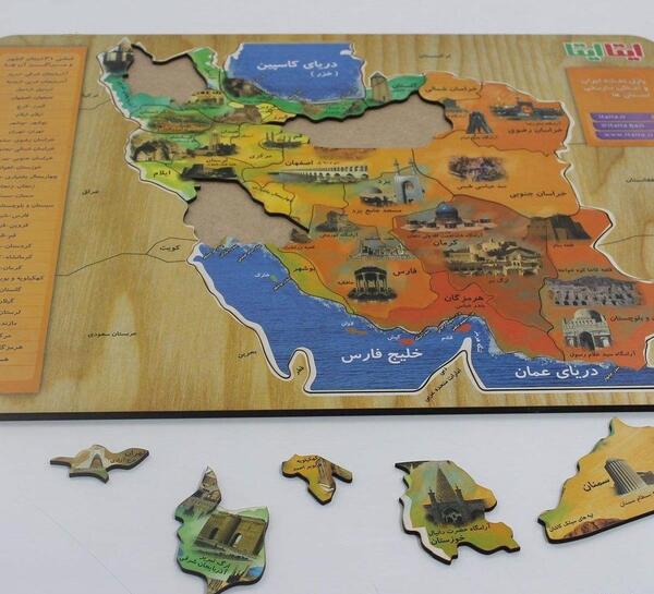 عکس کرمان در نقشه ایران