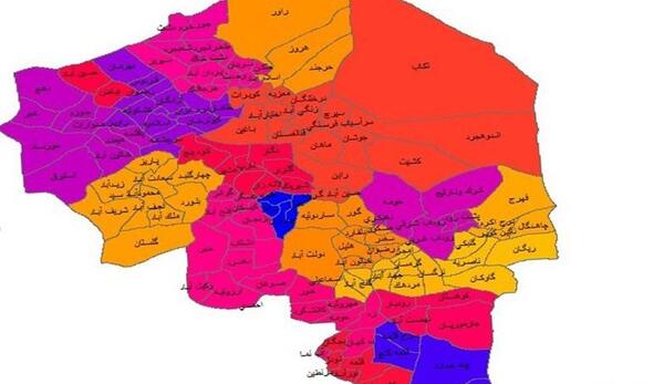 عکس کرمان در نقشه ایران