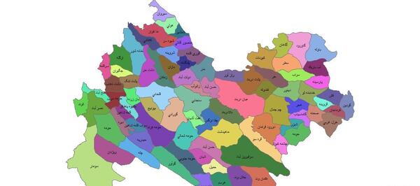 عکس کرمانشاه در نقشه ایران