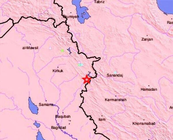 عکس کرمانشاه در نقشه ایران