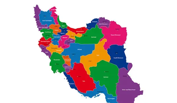 عکس گربه روی نقشه ایران