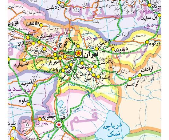 عکس نقشه ی ایران کوچک