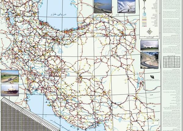 دانلود عکس نقشه کامل ایران