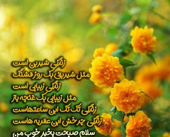 دانلود عکس نوشته سلام صبح بخیر جدید