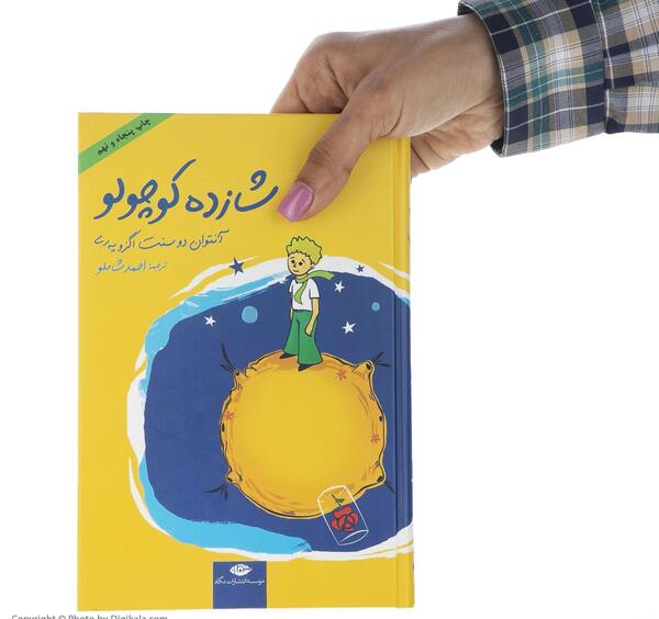 عکس نوشته شازده کوچولو و گل