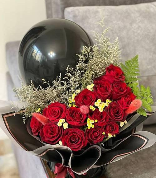 عکس نوشته گل رز سفید