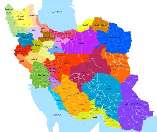 عکس نقشه ایران برای طراحی