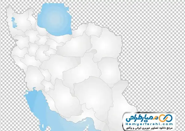عکس نقشه ایران برای طراحی