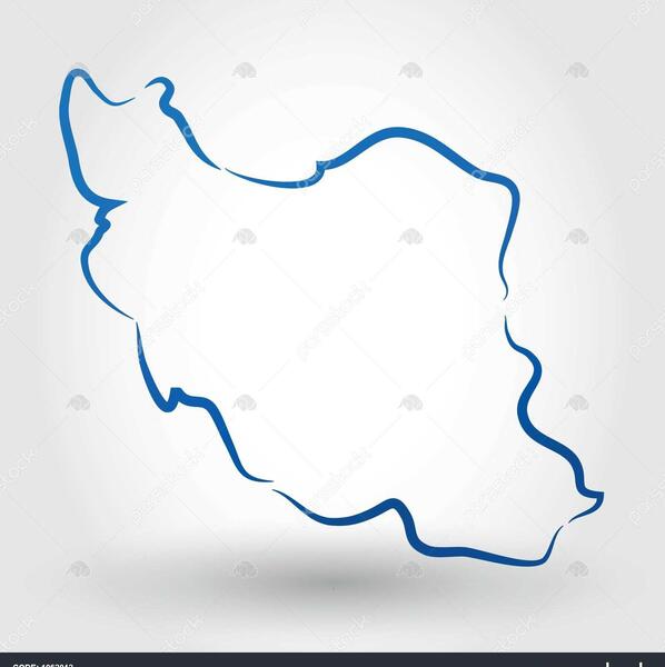 عکس نقشه ایران برای طراحی