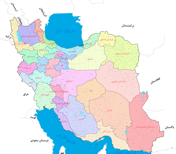 عکس نقشه ایران برای طراحی