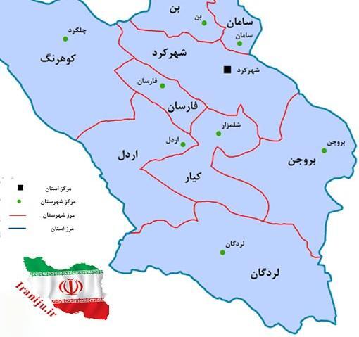 عکس نقشه تمام شهرهای ایران