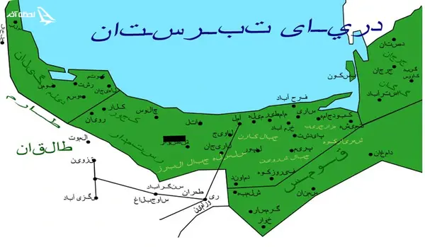 عکس نقشه شهرهای شمال ایران