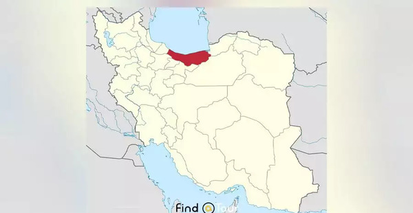 عکس نقشه شهرهای شمال ایران