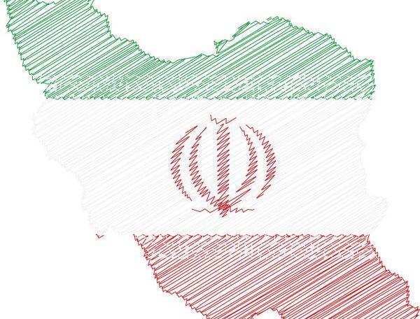 عکس نقشه ی ایران سیاه سفید