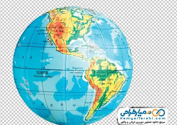 عکس نقشه کره زمین ایران