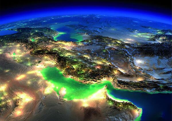 عکس نقشه کره زمین ایران