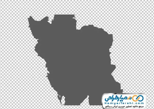 دانلود عکس نقشه ایران بدون رنگ