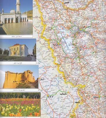 عکس نقشه راه های ایران