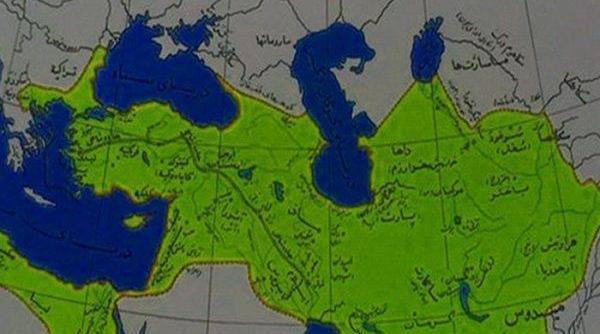 عکس نقشه ایران دوره هخامنشیان