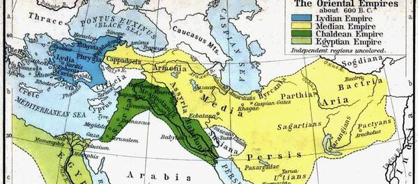 عکس نقشه ی ایران در زمان کوروش