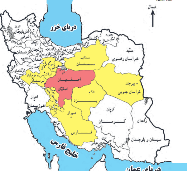 عکس نقشه ایران برای کلاس چهارم